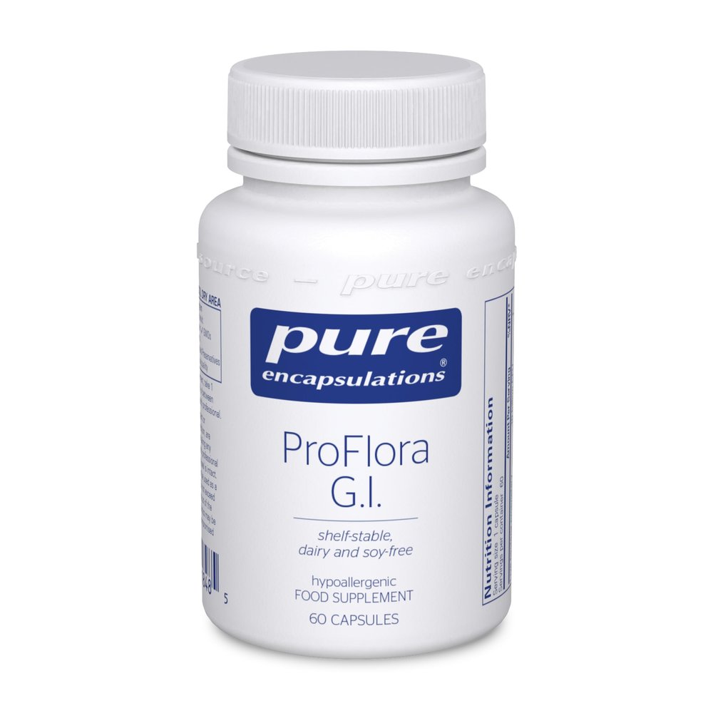 Pure Encapsulations ProFlora G.I. - Healthy Bacteria Blend for Gut Health - Dairy Free Supplement - 60 Capsules
