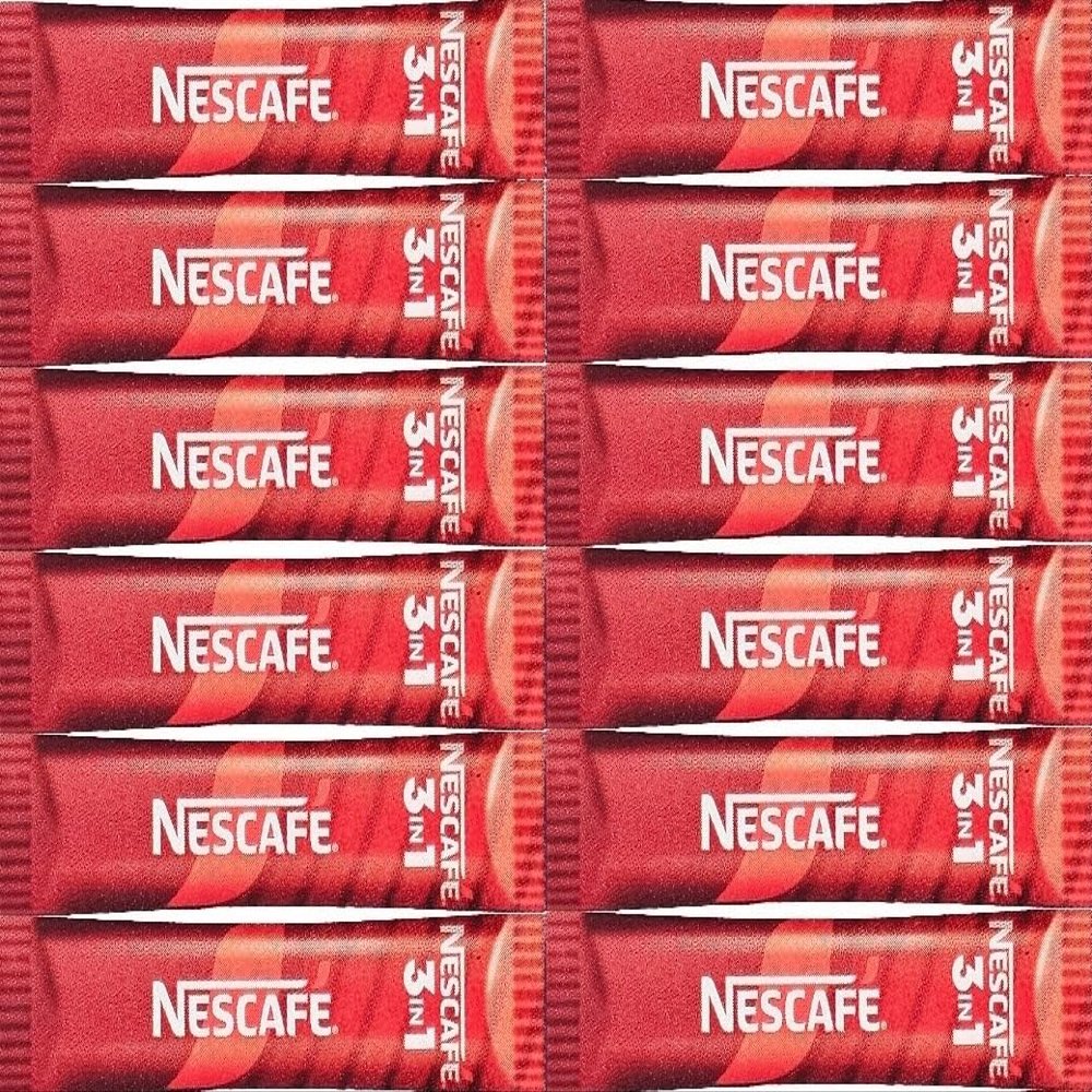Nescafe 3in1 Original EU Made Long Expiry Date Individual Instant Coffee Sachets (12 sachets)