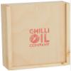3-in-1 Wooden Gift Box of Chilli & Garlic, Naga & Cayenne Chilli Oil view 4