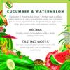 Double Dutch Cucumber & Watermelon Soda | Low Calorie Diet Soft Drink | 100% Natural Ingredients | Gluten Free, Vegan Friendly Premium Mixer Perfect For Gin, Vodka & Cocktails | 24 x 150ml Cans view 3