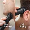 Philips 7-in-1 All-In-One Trimmer, Series 3000 Grooming Kit for Beard & Hair with 7 Attachments, Including Nose Trimmer, Self-Sharpening Blades, UK 3-Pin Plug-MG3720/33 view 3