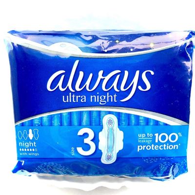 ALWAYS Ultra 7's Night with Wings, 0.044901 kg