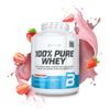 BioTechUSA 100% Pure Whey | Protein Powder with BCAA and Glutamine | Gluten-Free, Palm Oil Free | 21g Protein per Serving, 2.27 kg, Strawberry view 1