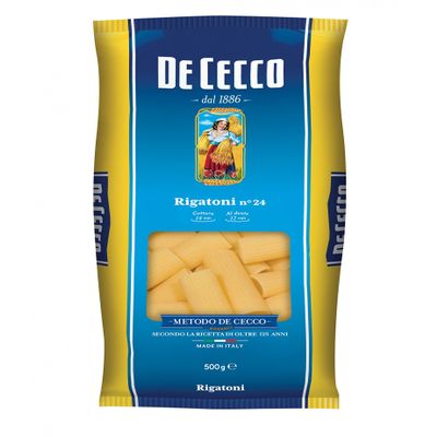 10x De Cecco Rigatoni Italian Pasta No. 24. 500g