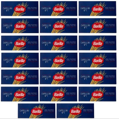 20x Barilla Pasta Capellini Spaghetti No. 1 500 g