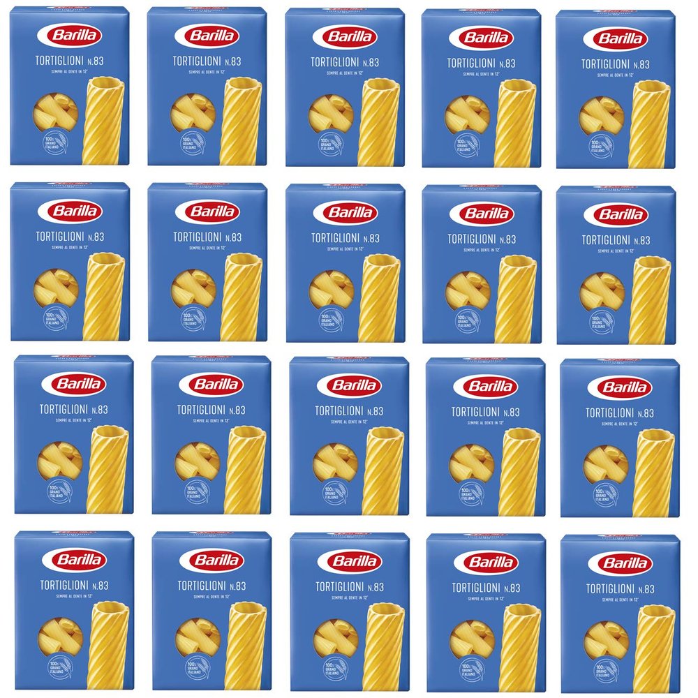 20x Barilla Tortiglioni No. 83 Italian Pasta 500 g Pack