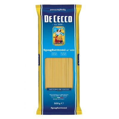 5X De Cecco Spaghettoni Pasta No. 412 500g