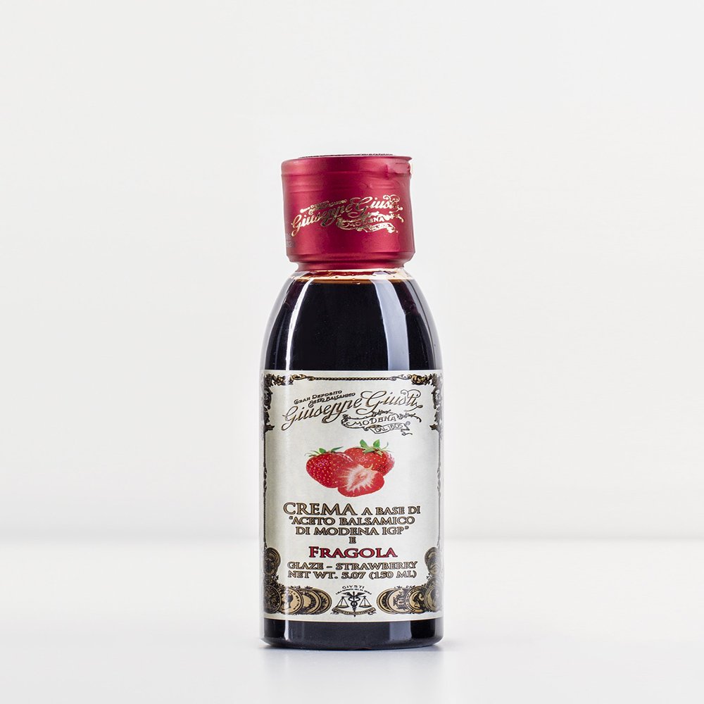 Acetaia Giuseppe Giusti - Glazes with Balsamic Vinegar of Modena IGP - Strawberry - 150 ml - Box with 6 Bottles