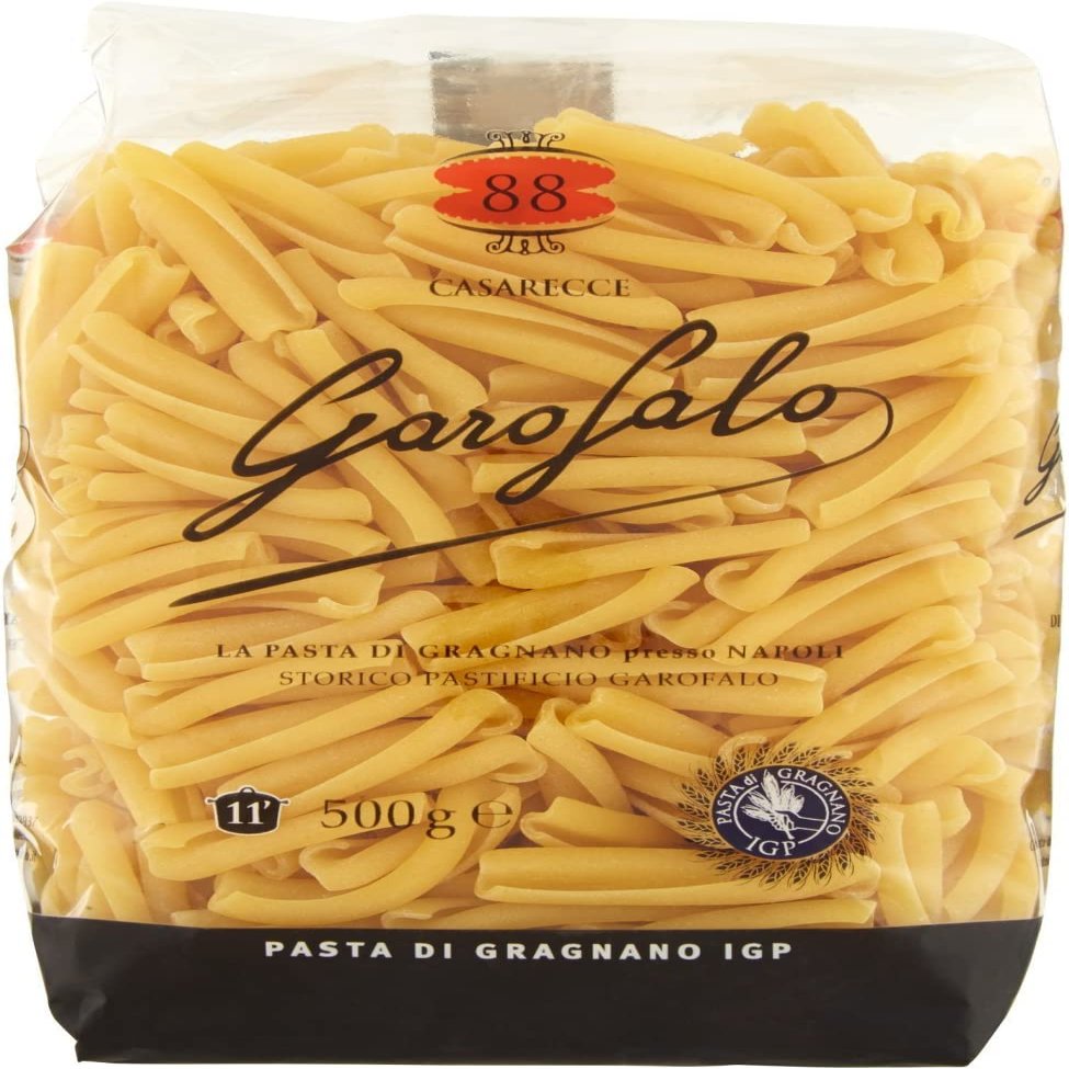 10x Garofalo Pasta di Gragnano IGP Casarecce N 88 durum Wheat Semolina Pasta Short Pasta 100% Neapolitan Pasta Pack of 500g