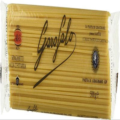 10x Garofalo Pasta di Gragnano IGP Spaghetti alla Chitarra N 40-3 durum Wheat Semolina Pasta Long Pasta 100% Neapolitan Pasta Pack of 500g