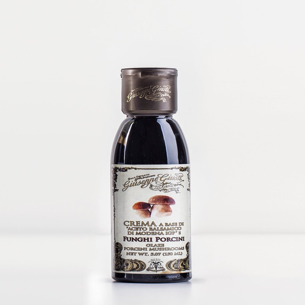Acetaia Giuseppe Giusti - Glazes with Balsamic Vinegar of Modena IGP - Porcino Mushroom - 150 ml - Box with 6 Bottles