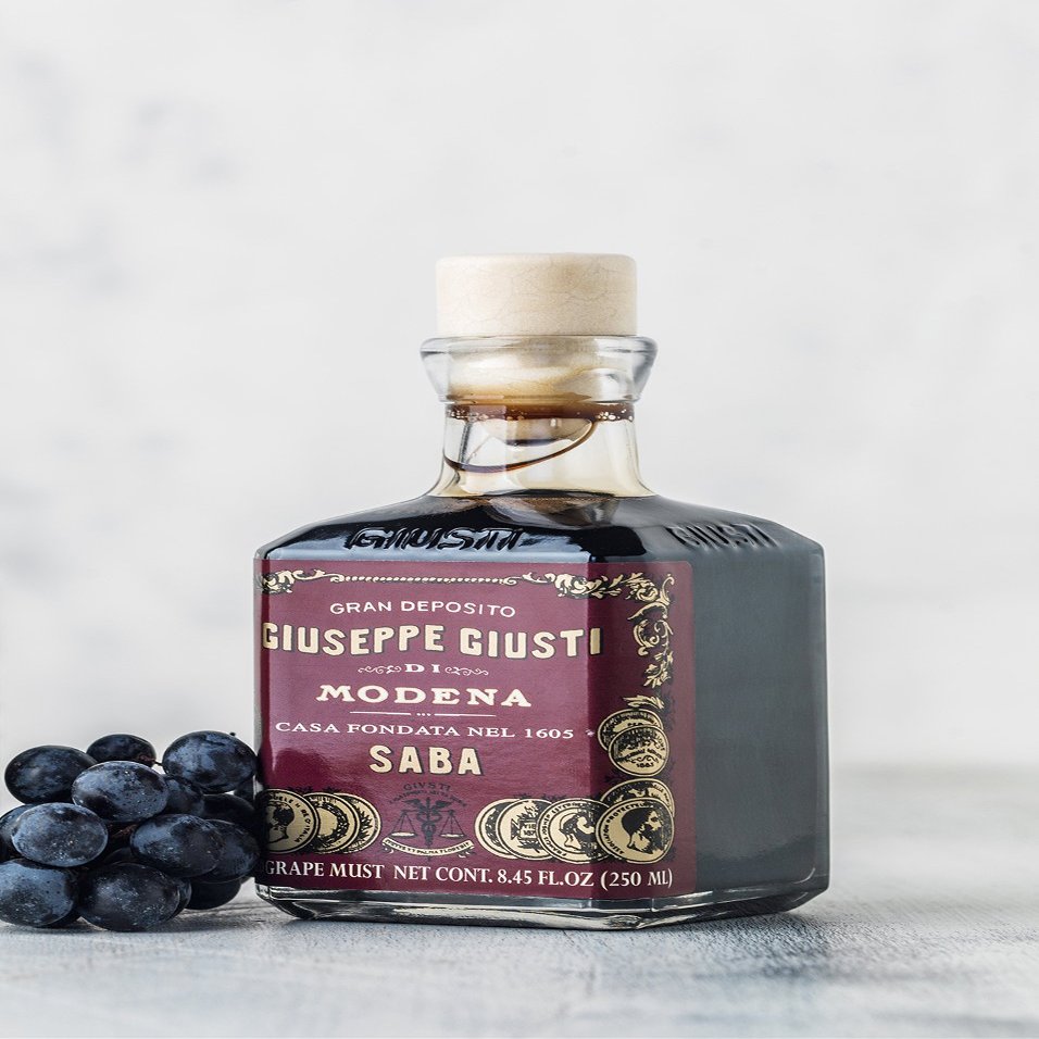 Acetaia Giuseppe Giusti - Saba and Wine Vinegar - Saba Cooked Must - Cubica 250 ml - Box with 6 Bottles