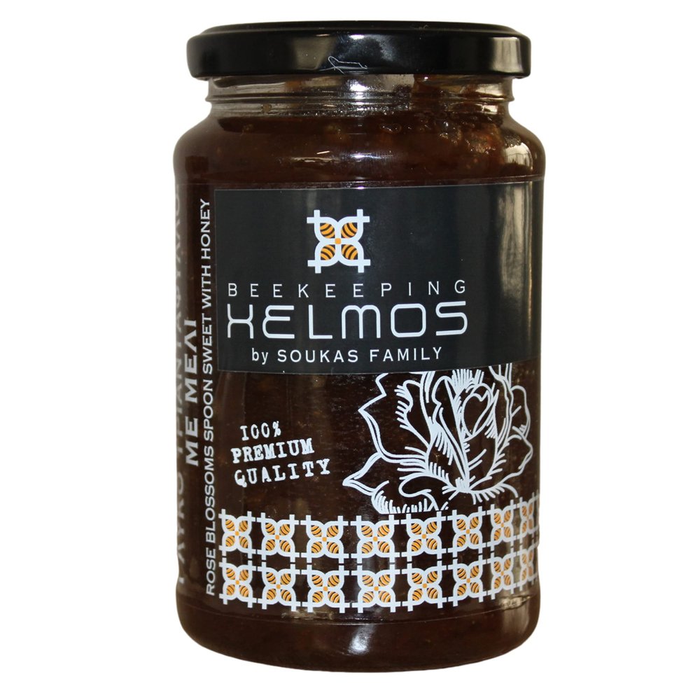 Helmos Greek Honey with Rose Blossoms 380g  Floral Specialty Honey