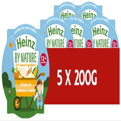 Heinz Baby Food Chicken and Sweetcorn Risotto Tray 5x200g