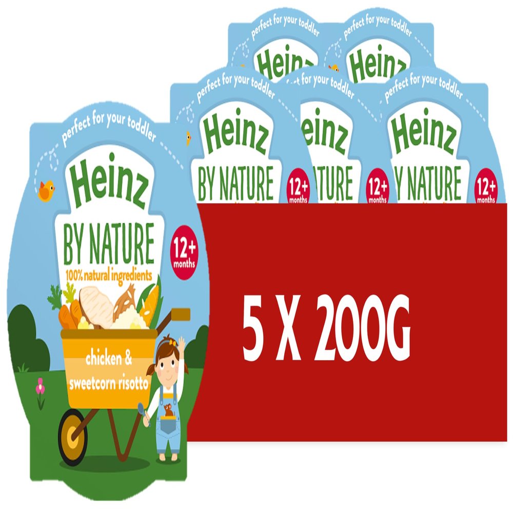 Heinz Baby Food Chicken and Sweetcorn Risotto Tray 5x200g