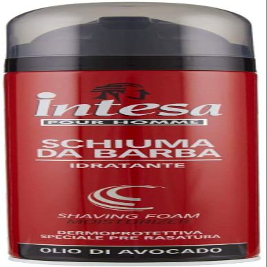 6x Intesa pour homme Shaving Foam Dermo Protet Tiva with Avocado Oil 300 ml