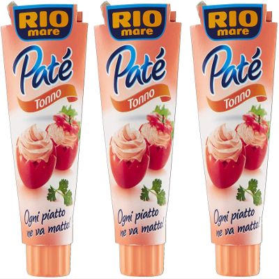 3x Rio Mare Pat Tuna Fish Spread 100g