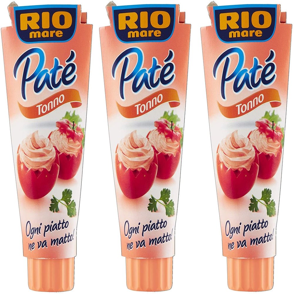 3x Rio Mare Pat Tuna Fish Spread 100g