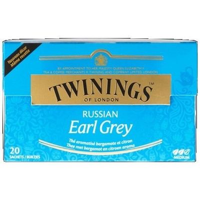3 x Twinings Russian Earl Grey Black Tea (3 x 20 Items)