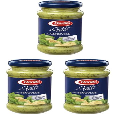 3X Barilla Pesti alla Genovese Italian Pesto Sauce for Pasta 190g Ready to Eat!
