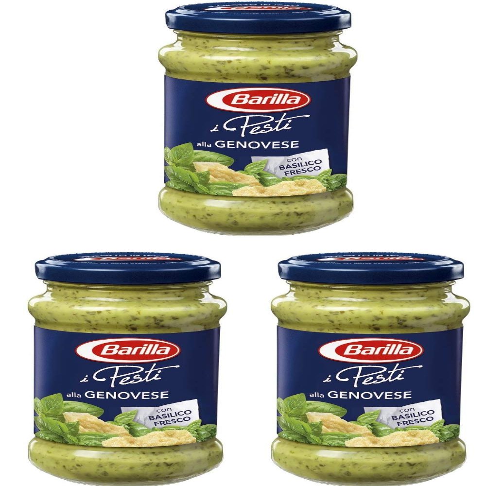 3X Barilla Pesti alla Genovese Italian Pesto Sauce for Pasta 190g Ready to Eat!