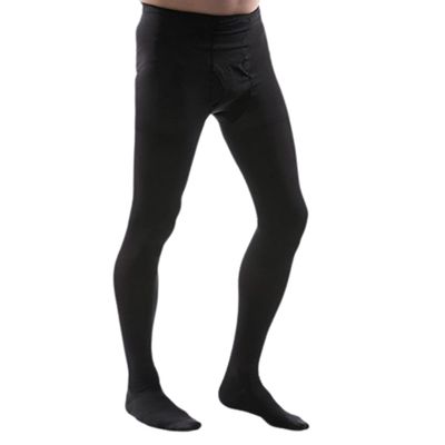 Allegro Mens 20-30mmHg Waist High 234 Leotard (Black) XX-Large