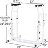 Vaunn Medical Bathroom Adjustable Height Toilet Rail Grab Bar and Commode Safety Frame Handle view 3