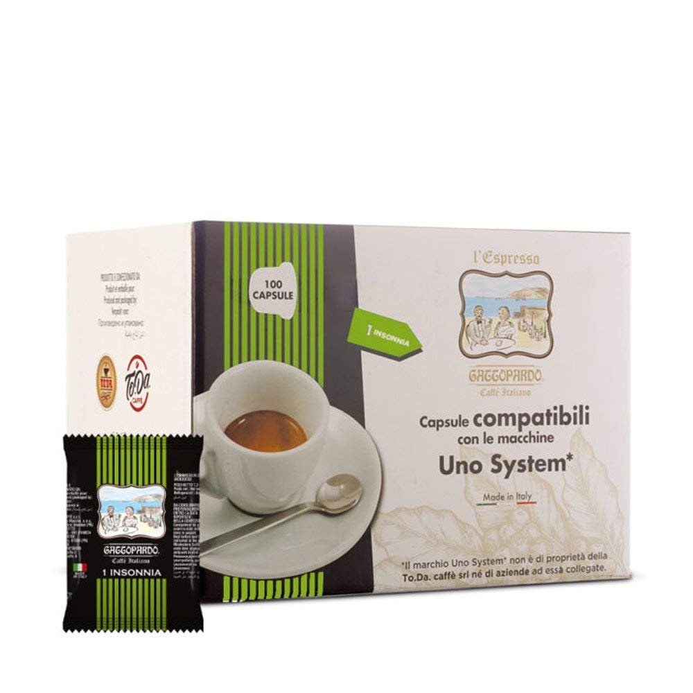 A system of 100 capsules of coffee insomnia Ocelot