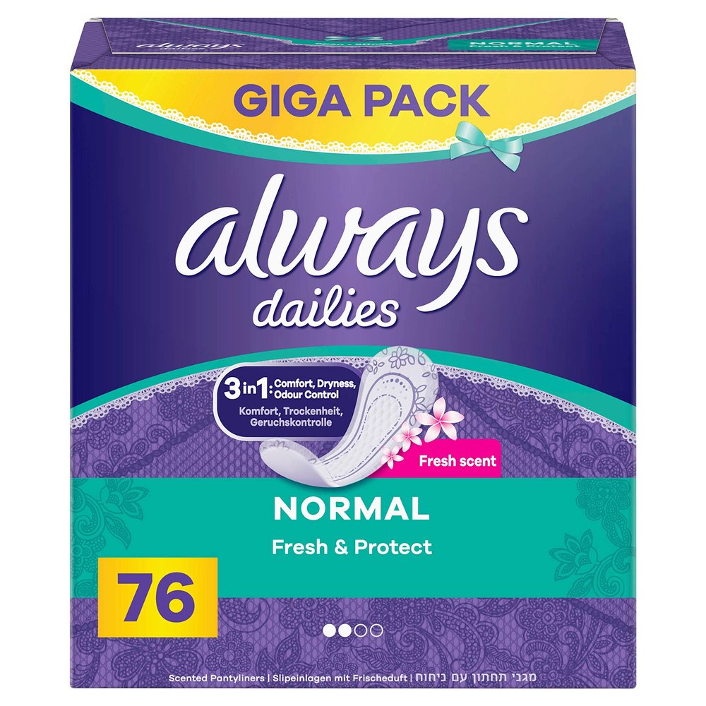 Always Ultra Standard Panty Liners, Packaging May Vary