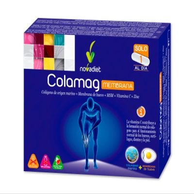 Colamag Membrane Capsules with Marine Collagen+Egg Membrane+MSM+Vitamin C+ Zinc-1-month Supply -