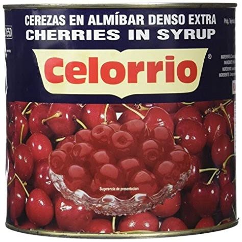 Celorrio 20 - 20027 Red Cherries Extra Syrup Can - 3 kg