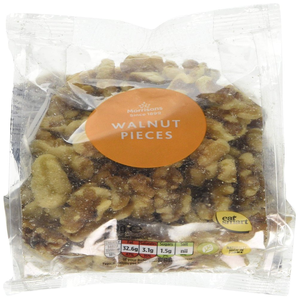 Morrisons Walnut Pieces, 150 g, Pack of 10