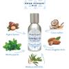 Amor Florum Shaving & Beard Oil 100% Natural Argan, Mint & Tea Tree Dual-Action Pre-Shave & Conditioning Serum Supports Thicker, Fuller-Looking Facial Hair 60ml view 2