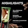 Powerbar - 52% Protein Plus - Chocolate Nut - 20x50g - High Protein Low Sugar Bars view 4