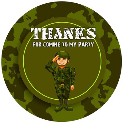 Army Soldier - Any Size (4in - 7.5in) Personalised Edible Cake Topper on Premium Icing