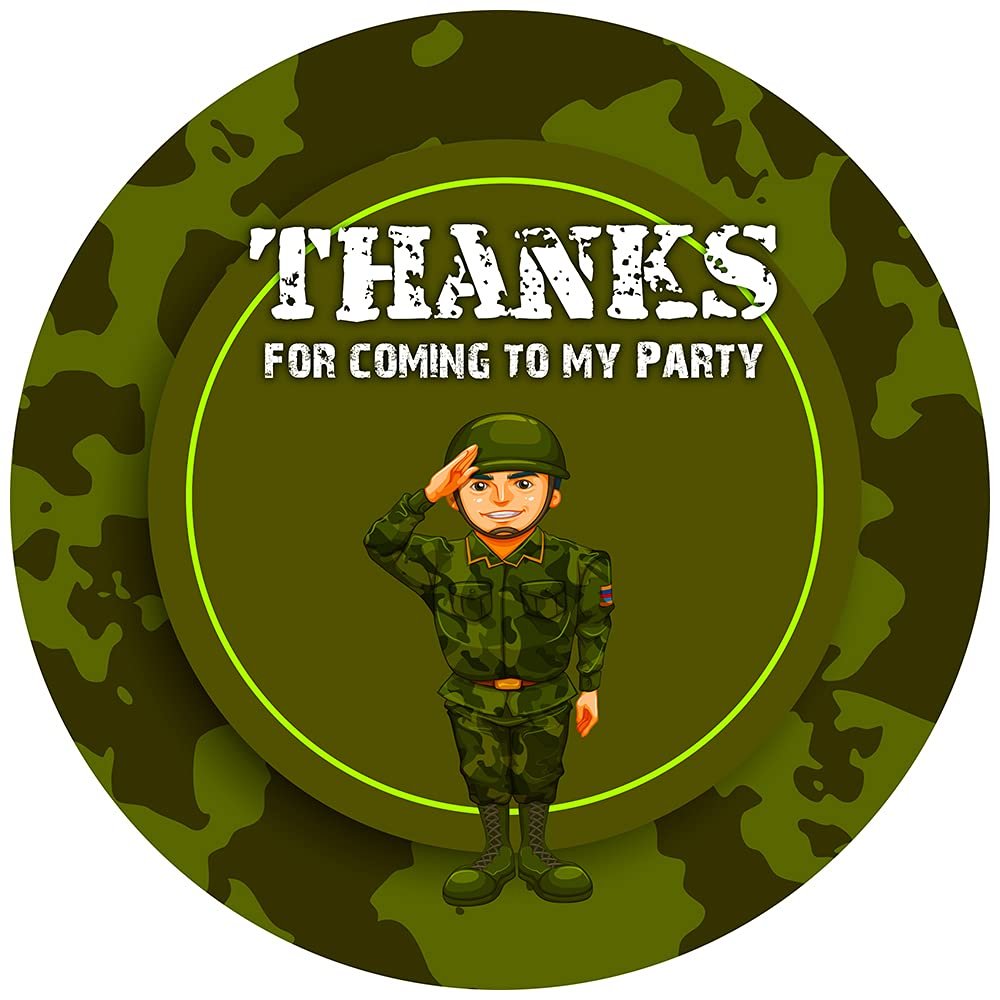 Army Soldier - Any Size (4in - 7.5in) Personalised Edible Cake Topper on Premium Icing