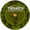 Army Soldier - Any Size (4in - 7.5in) Personalised Edible Cake Topper on Premium Icing view 1