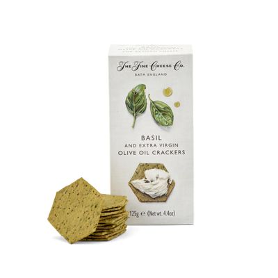 Basil and Olive Oil Crackers