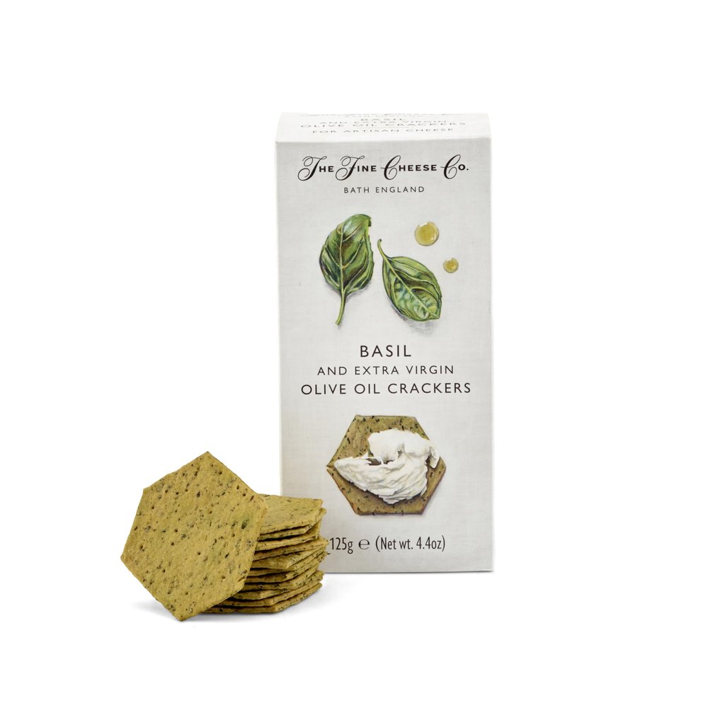Basil and Olive Oil Crackers