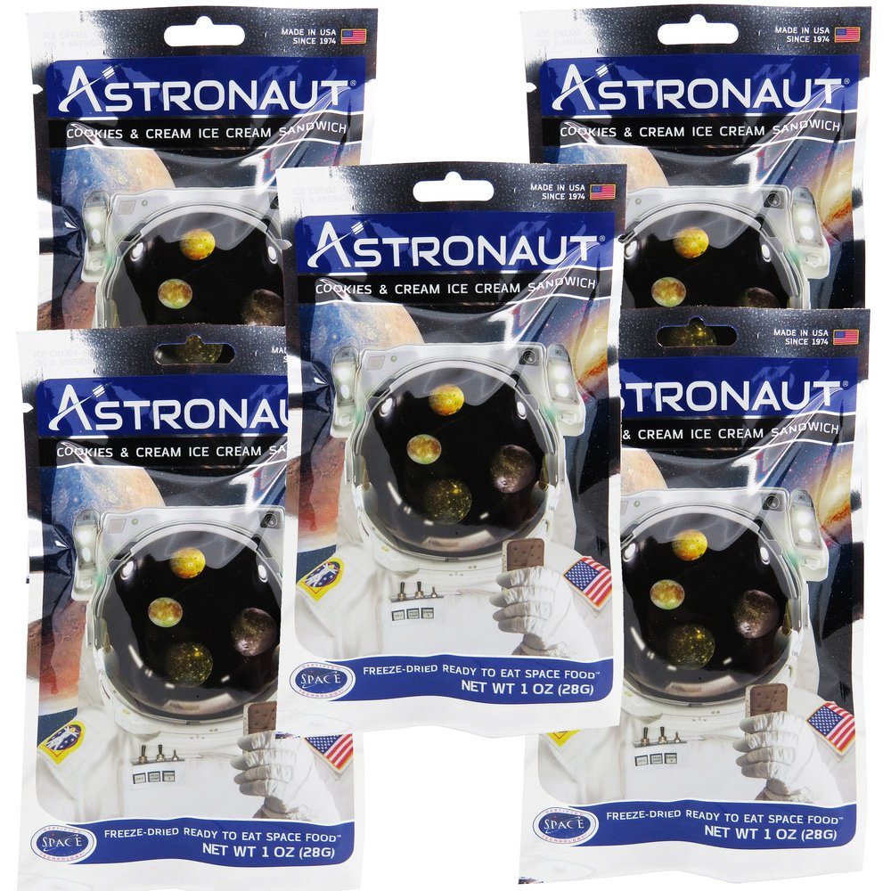 Astronaut Foods 5 Pack - Cookies & Cream Ice Cream Sandwich