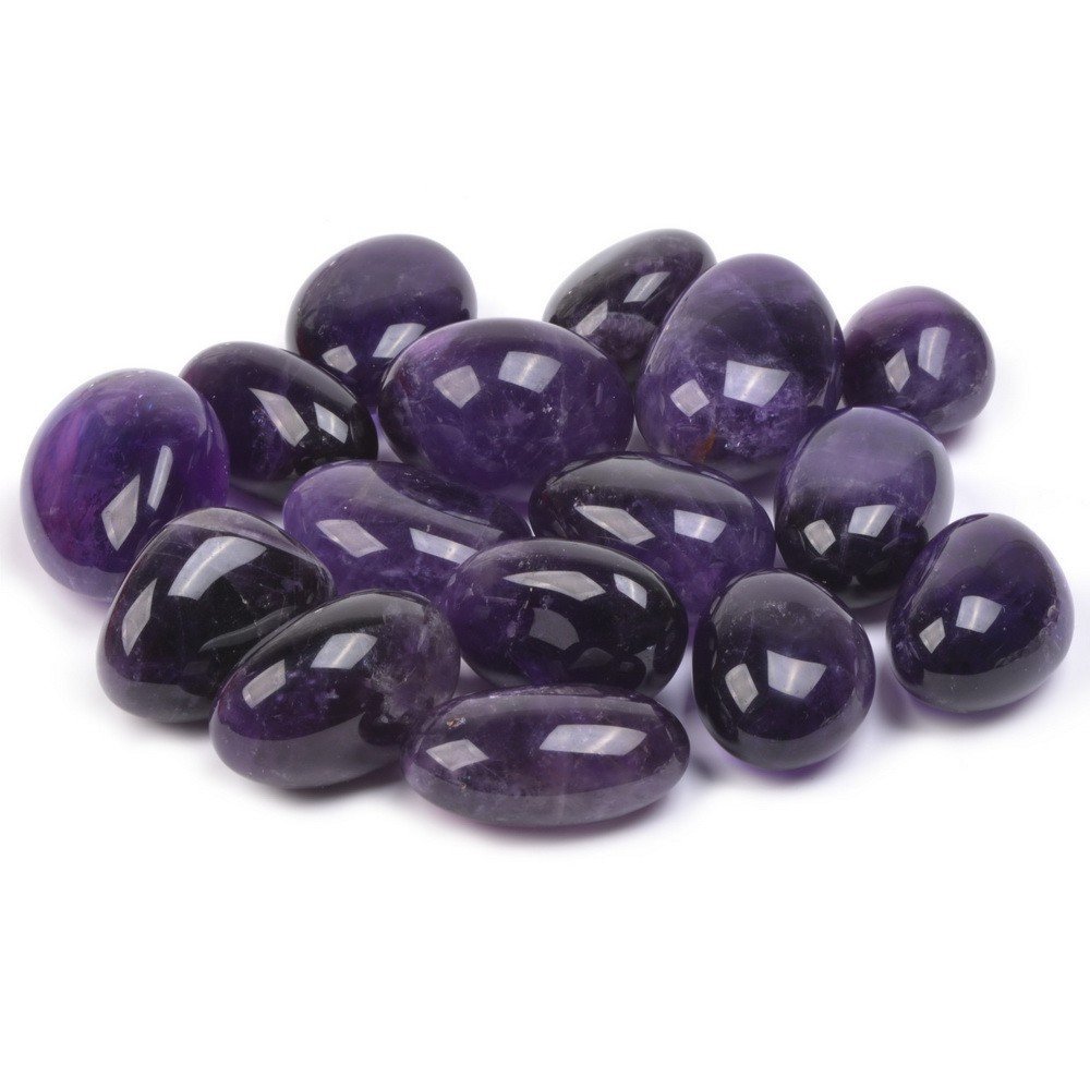 100 Grams Tumbled Polished Natural Crystal Healing Pocket Stones Rock Collection, stone