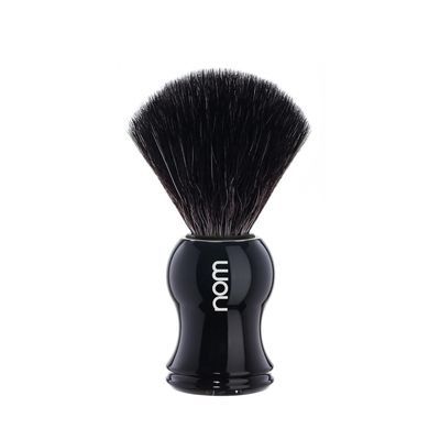 Nom Gustav Vegan Black Fibre Shaving Brush, Black