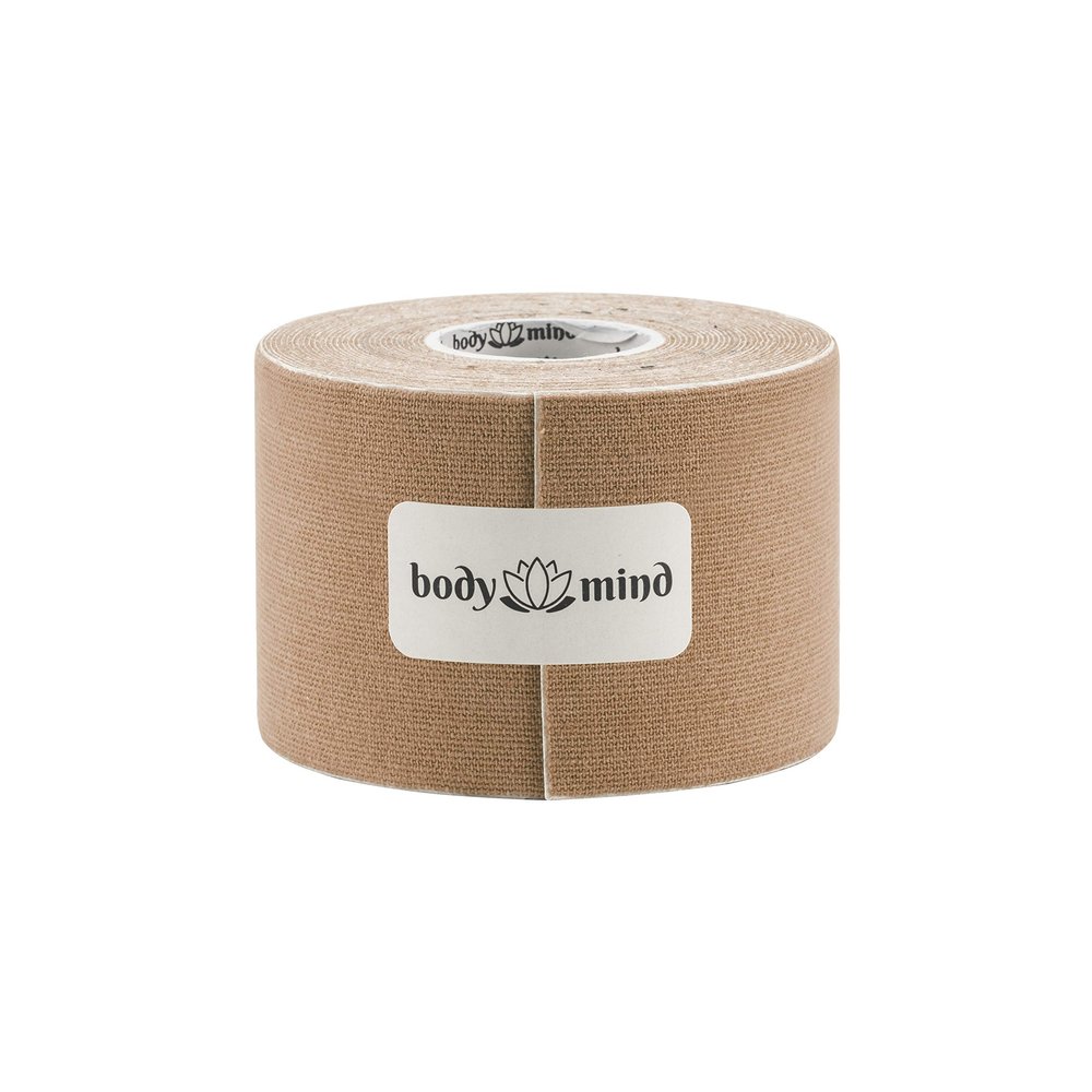 2,5cm / 5cm / 10cm Wide Kinesiology Tape 5m, Anti-allergenic & Waterproof, Elastic Skin-Friendly kinesiotape, Sports Tape Bandage for Sports, Leisure, Physiotherapy and Medicine (5cm, Skin)