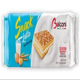 6x Balconi Snack al latte 280g Sponge Fingers with Milk Cream Filling