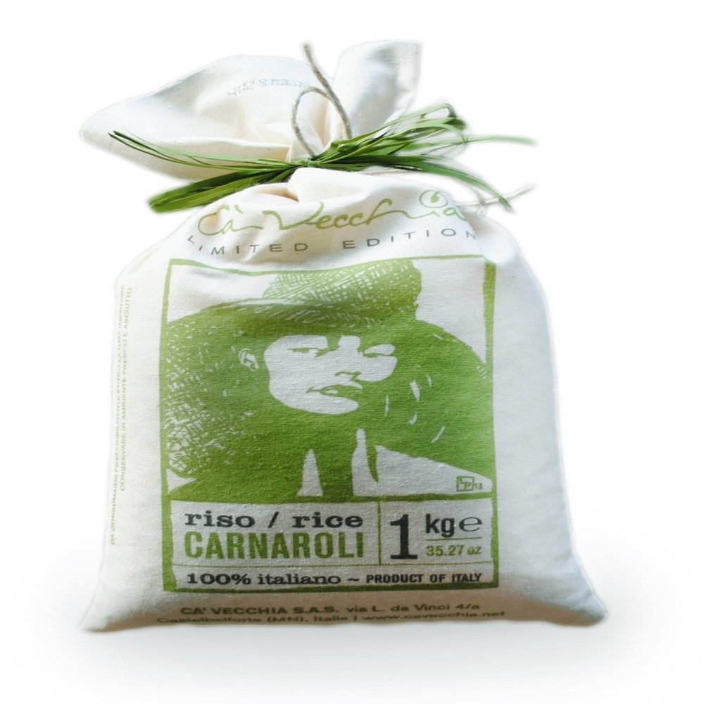 Rice Carnaroli in Jute Bag 1 kg. - C Vecchia