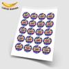 20 x Personalised Bright 80s 5cm High Resolution Cupcake Toppers view 2