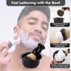 3 in 1 Professional Shaving Brush Kit Man's Shaving Set with Shaving Frame Base, Soap Bowl, Badger Hair Shaving Brush for Men Father Husband Boyfriend Gift view 4