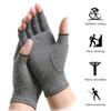 2Pairs Arthritis Compression Gloves Women Ladies Doctor Written Handbook Relieve Arthritis Symptoms Raynauds Disease Carpal Tunnel (Grey, L) view 2