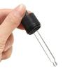 10ml 0.34oz Empty Refillable Amber Glass Graduated Glass Essential Oil Bottles and Eyed Dropper Black Caps Makeup Cosmetic Sample Container Jar Bottle for Essential Oil Aromatherapy Use (Pack of 6) view 2
