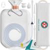 Medi Grade Enema Kit for Adults, 2 litres - Transparent, Hands-Free Colonic Irrigation Home Kit with One-Way Valve - Perfect for Coffee & Colon Cleanse view 1